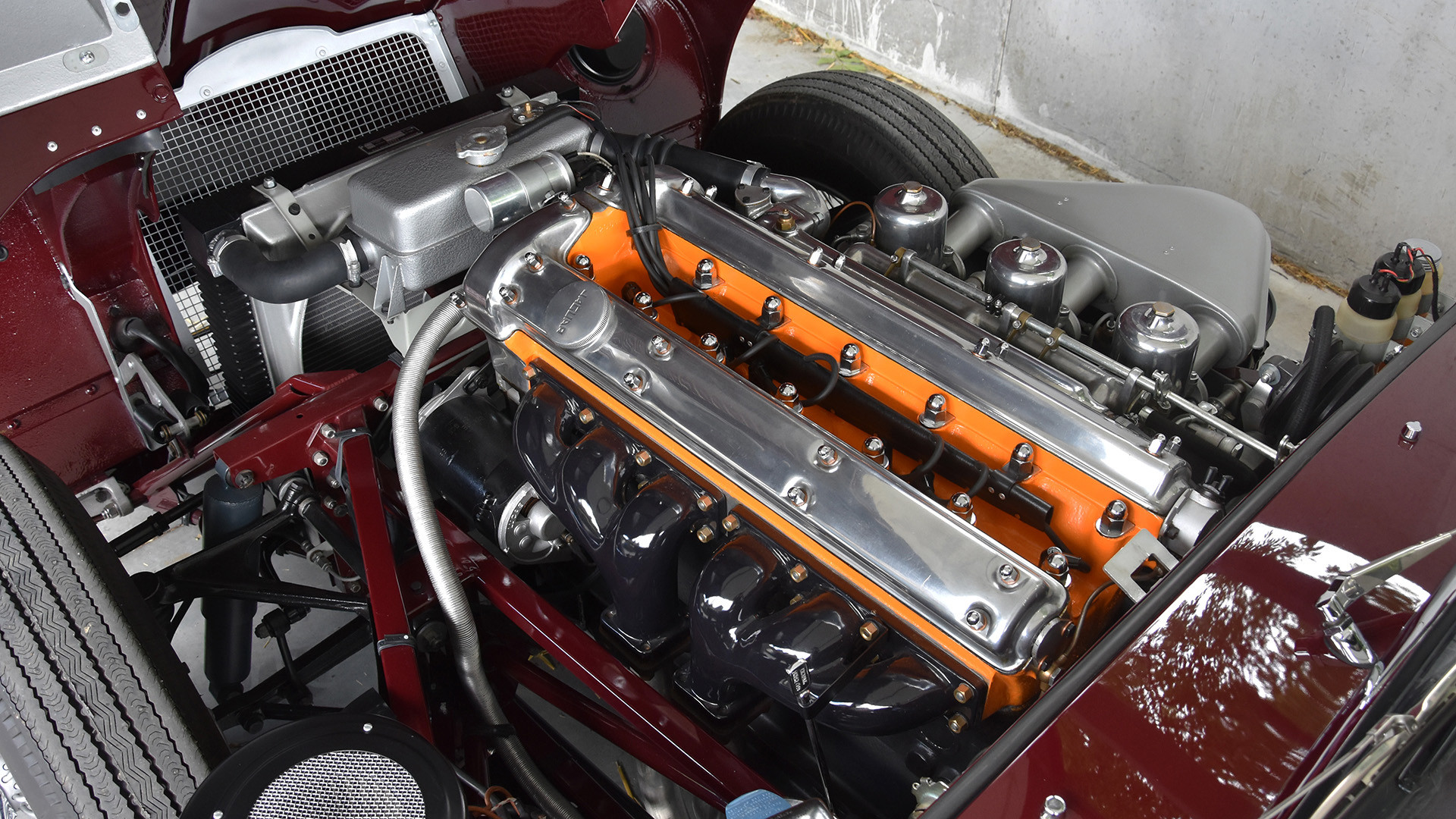 Jaguar Type E Engine Compartment Colors