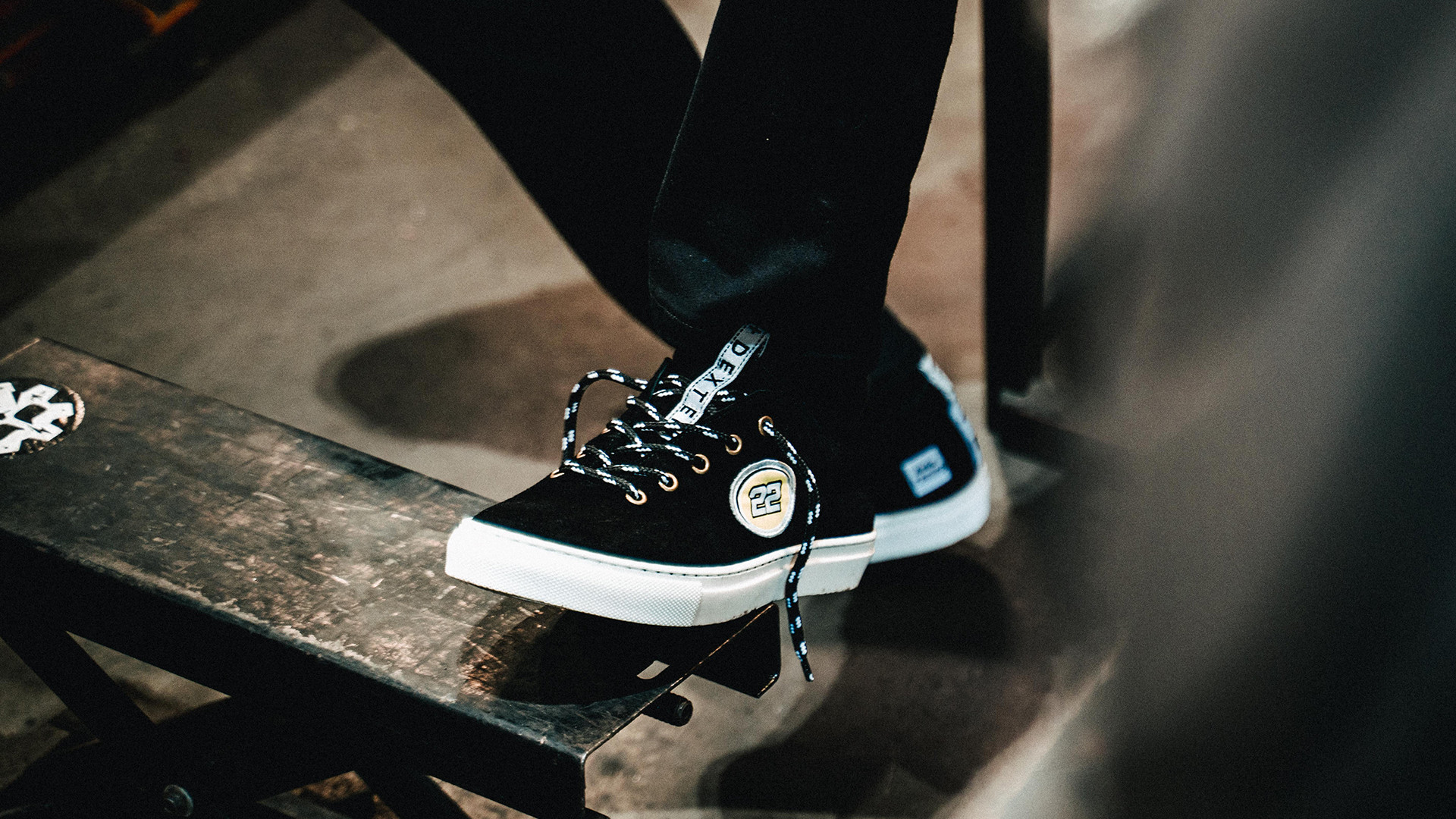 Duke + Dexter DRAKE Black 22 Racing Sneakers