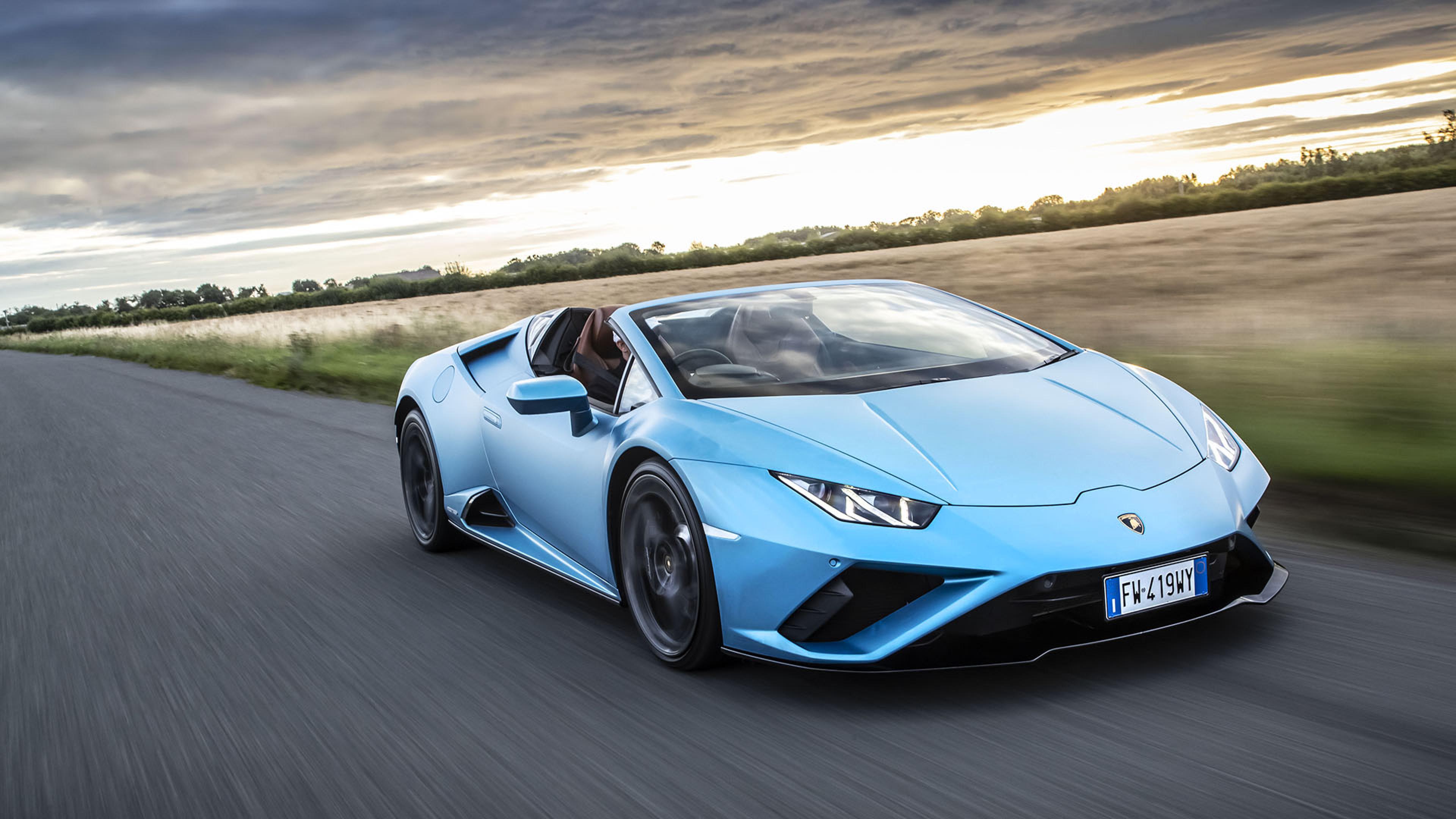 The Lamborghini Huracan Evo RWD Spyder Square Mile