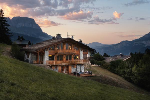 Chalet in the French Alps.