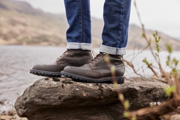 Crockett & Jones Islay boots in rough-out suede