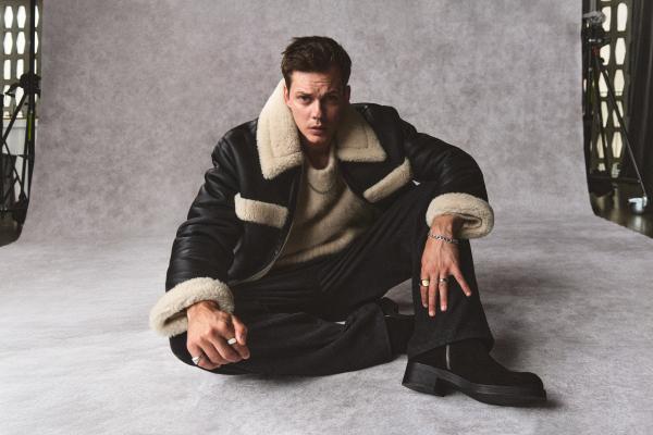 Bill Skarsgård models H&M Atelier