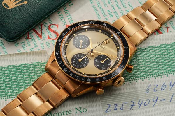 Rolex Daytona ref. 6264 in gold with “Lemon” Paul Newman dial