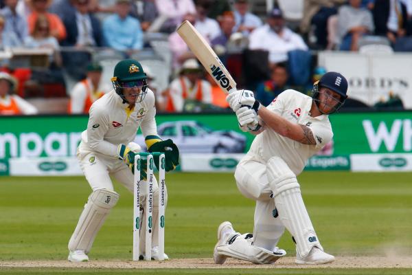 London, UK. 18 August 2019. Ben Stokes of England during play on the 5th day of the second Ashes cricket Test match between England and Australia at Lord's Cricket ground in London, England on August 18, 2019