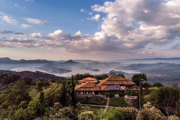 Virunga Lodge Aerial View