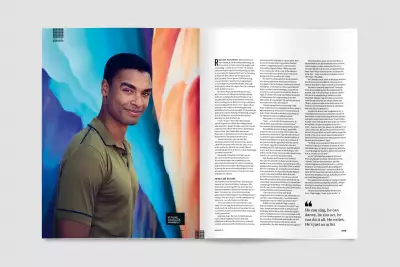 Reg&eacute;-Jean Page photographed for Square Mile by Joseph Sinclair
