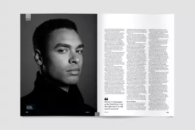 Reg&eacute;-Jean Page photographed for Square Mile by Joseph Sinclair
