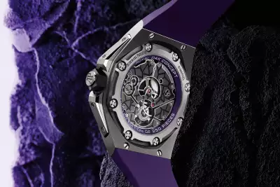 Audemars Piguet limited-edition Royal Oak Concept “Black Panther” Flying Tourbillon