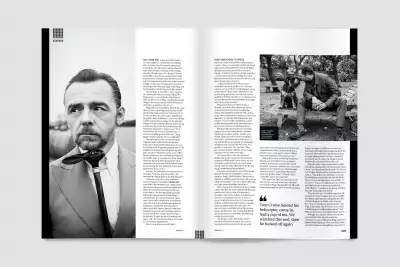 Simon Pegg for Square Mile magazine