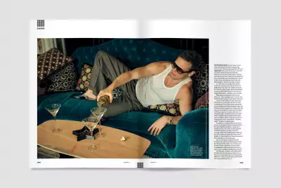 Sam Heughan photographed for Square Mile magazine, May 2022