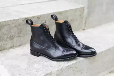 Cheaney Arundel in Black Calf