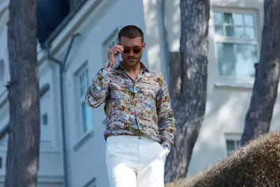 Stenstr&ouml;ms patterned shirt