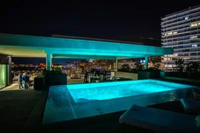 Princess Grace Suite at Night