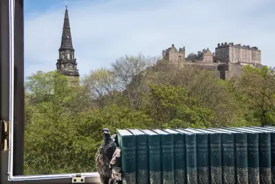 View from Waldorf Astoria Edinburgh The Caledonian Hotel
