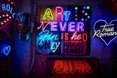 Gods Own Junkyard neon signs