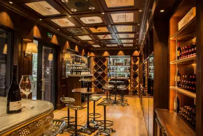 Terre Blanche Hotel cellar tasting room