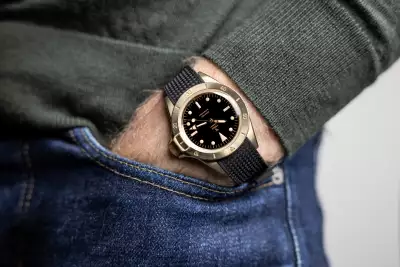 Yema Superman Bronze with lacquered black dial