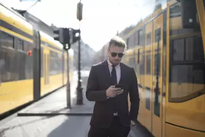 Man on mobile phone