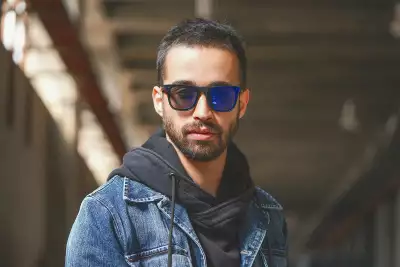 Man wearing sunglasses