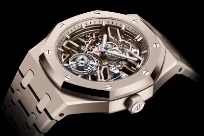 Audemars Piguet Royal Oak Selfwinding Flying Tourbillon Openworked in Sand Gold