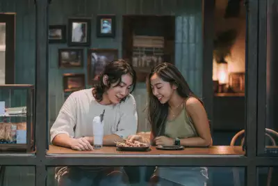 A couple on a date