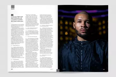 Chris Eubank Jr Square Mile magazine issue 200 spreads