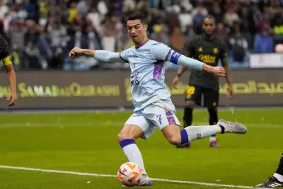 Cristiano Ronaldo playing for Al Nassr