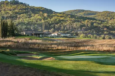 Rosewood Castiglion del Bosco resort, golf course and vineyard in Tuscany