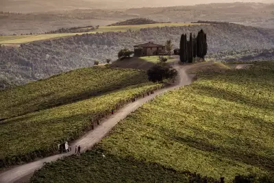 Rosewood Castiglion del Bosco resort, golf course and vineyard in Tuscany