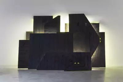 British artist Nathaniel Rackowe and his works