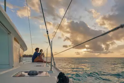 Enjoy a private catamaran trip