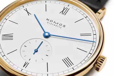 Nomos Glashuette Ludwig Gold 35mm dress watch