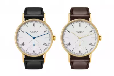 Nomos Glashuette Ludwig Gold 35mm dress watch