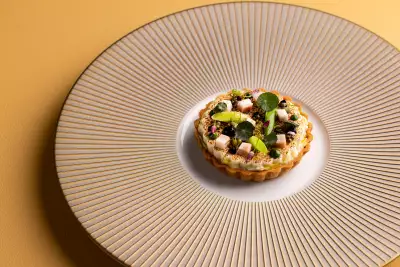 Bonheur by Matt Abé's signature dish "Quiche Lorraine"