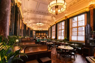 The dining room at Hawksmoor St Pancras