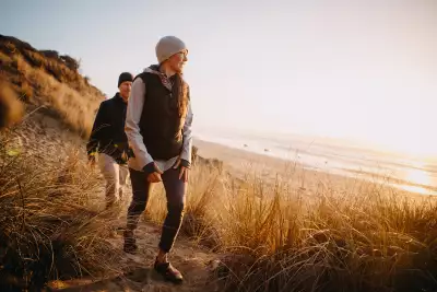 Couple on a hike