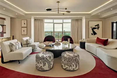 Bedroom at London Hilton on Park Lane