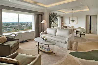 Bedroom at London Hilton on Park Lane