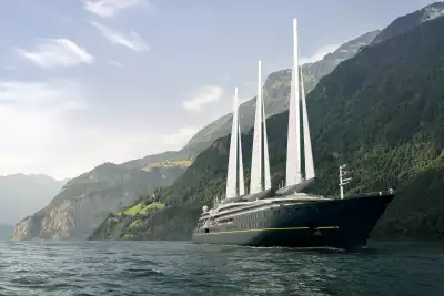 The Orient Express Corinthian – the world’s largest sailing yacht.