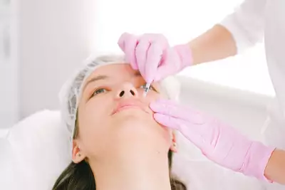 Lady undergoing treatment