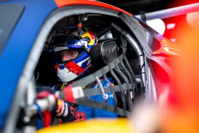 Max Verstappen in the cockpit at the N&uuml;rburgring 24 Hours