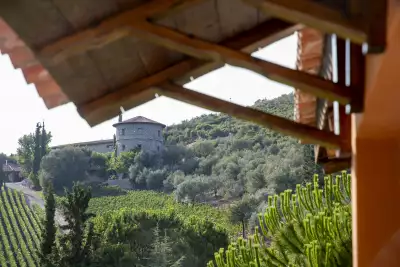 The estate at La Tour Melas in Achinos, Greece