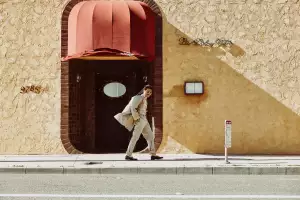 Luka Sabbat wearing Duke + Dexter x Playboy loafers