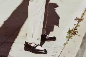 Luka Sabbat wearing Duke + Dexter x Playboy loafers