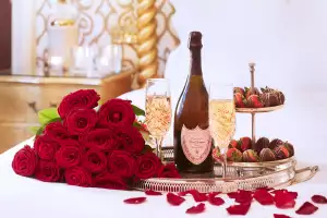 The Milestone romantic turndown service