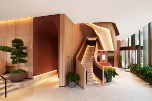 Lobby of Pan Pacific London Lobby of Pan Pacific London