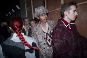 Backstage at the SS Daley fashion show