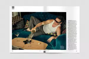 Sam Heughan photographed for Square Mile magazine, May 2022