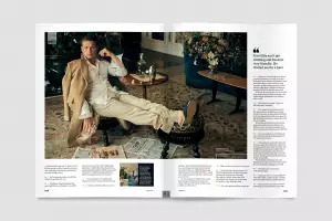 Sam Heughan photographed for Square Mile magazine, May 2022