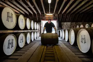 House of Hazelwood whisky barrels